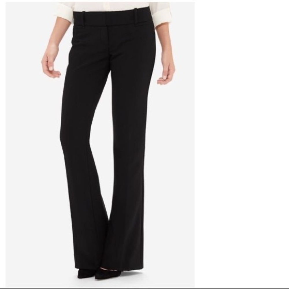 The Limited Black Flare Pants Professional Office Wear
